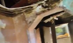 Soba kaynaklı yangın evi harabeye çevirdi