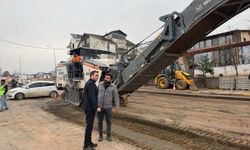 Üstyapı çalışmaları sürüyor