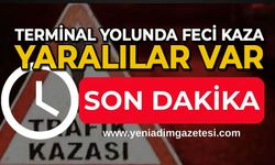 Terminal yolunda feci kaza: Yaralılar var