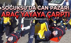 Soğuksu’da can pazarı: Araç yayaya çarptı