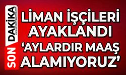Liman işçileri ayaklandı: 'Aylardır maaş alamıyoruz'