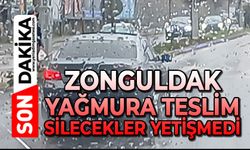 Zonguldak'ta etkili oluyor silecekler yetişmedi