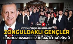Zonguldaklı gençler Cumhurbaşkanı Recep Tayyip Erdoğan ile görüştü