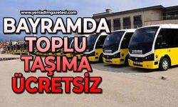 Bayramda toplu taşımalar ücretsiz hizmet verecek