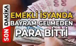 Emekli isyanda: Bayram gelmeden para bitti