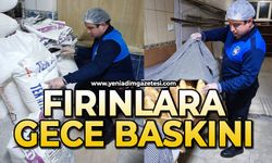 Ekmek ve simit fırınlarına gece yarısı baskın