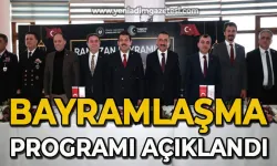 Zonguldak'ta bayramlaşma programı belli oldu