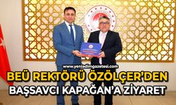 BEÜ Rektörü Özölçer’den Başsavcı Kapağan’a Ziyaret