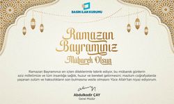 Basın İlan Kurumu Genel Müdürü Abdülkadir Çay'ın bayram mesajı