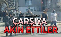 Çarşıya akın ettiler