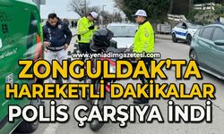 Zonguldak'ta hareketli dakikalar: Trafik polisleri merkeze indi