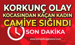 Kocasından kaçan kadın camiye sığındı