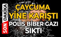 Çaycuma yine karıştı: Polis biber gazı sıktı