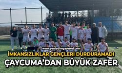 İmkansızlıklar gençleri durduramadı: Çaycuma’dan büyük zafer