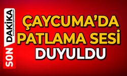 Çaycuma’da patlama sesi duyuldu