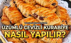 Üzümlü cevizli kurabiye nasıl yapılır?