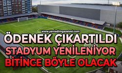 Ödenek çıkartıldı, stadyum yenileniyor: Bitince böyle olacak
