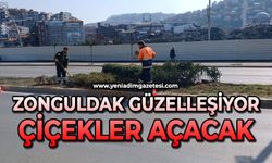 Zonguldak güzelleşiyor: Çiçekler açacak