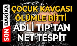 Çocuk kavgası ölümle bitti: Adli Tıp’tan net tespit