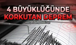 AFAD duyurdu: 4 şiddetinde deprem