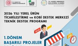Teknik destek programının 1. dönem başarılı orojeleri açıklandı
