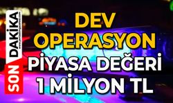 Dev operasyon: Piyasa değeri 1 milyon TL