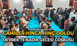 Camiler hınca hınç doldu: Devrek’te Kadir Gecesi coşkusu