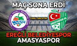 Ereğli, Amasya maçı sona erdi