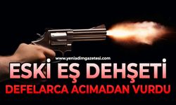 Eski eşini silahla defalarca vurarak ağır yaraladı