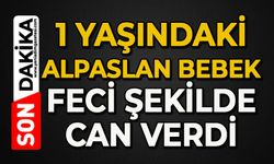 1 yaşındaki Alpaslan bebek feci şekilde can verdi