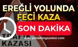 Ereğli yolunda kaza