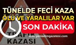 Tünelde korkunç kaza: Ölü ve yaralılar var