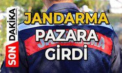 Jandarma pazara girdi