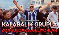 Kalabalık grupla Zonguldak'a geliyorlar