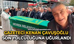 Gazeteci Kenan Çavuşoğlu son yolculuğuna uğurlandı
