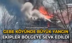 Gebe köyünde büyük yangın: Ekipler bölgeye sevk edildi