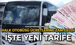 Halk Otobüsü ücretlerine zam geldi: İşte yeni tarife