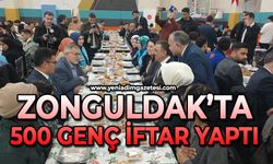 Zonguldak'ta 500 genç spor salonunda iftar yaptı