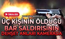 Üç kişinin öldüğü bar saldırısının dehşet anları