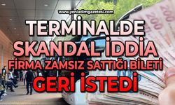 Terminalde skandal iddia: Firma zamsız sattığı bileti geri istedi