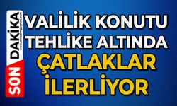 Valilik konutu tehlike altında: Çatlaklar ilerliyor