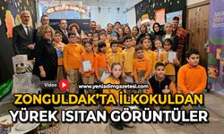 Zonguldak’ta ilkokuldan yürek ısıtan görüntüler
