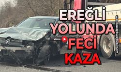 Ereğli yolunda feci kaza
