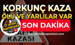 Korkunç kaza anı kamerada: Ölü ve yaralılar var