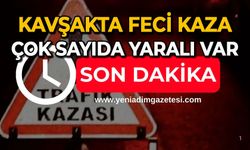 Kavşakta feci kaza: Çok sayıda yaralı var