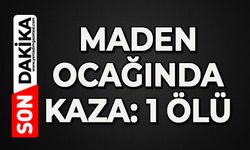 Maden ocağında kaza: 1 ölü