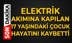 Elektrik akımına kapılan 17 yaşındaki çocuk hayatını kaybetti