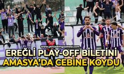 Ereğli Play-Off biletini Amasya’da cebine koydu