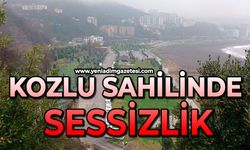 Kozlu sahilinde sessizlik