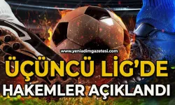 Üçüncü ligde hakemler açıklandı